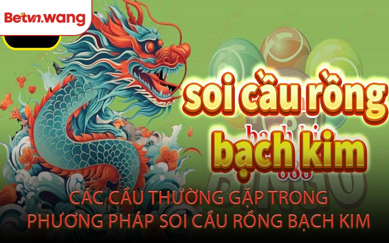 Các Cầu Thường Gặp Trong Phương Pháp Soi Cầu Rồng Bạch Kim